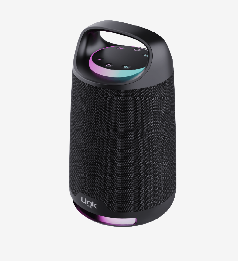 LİNK TECH M406 PREMİUM IPX4 SERTİFİKALI IŞIKLI BLUETOOTH HOPARLÖR